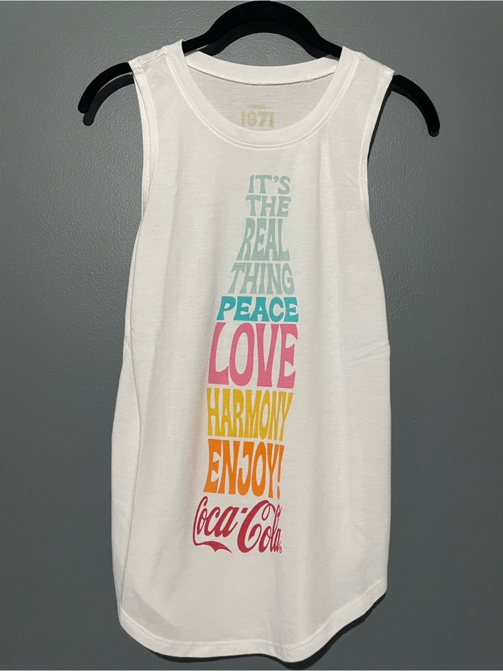 Coca Cola Women's White Tank Top